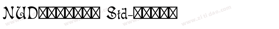 NUDモトヤマルベリ Std字体转换